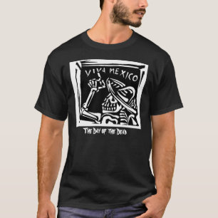 T-shirt Jour du Mexique Mexique de vivats "du mort "