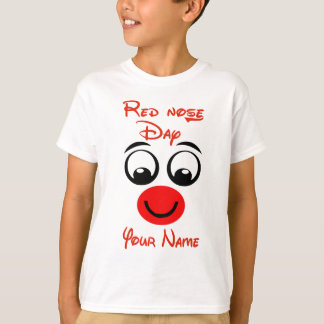 T-shirt Jour du noeud rouge Personnalisé T Chemise Comique