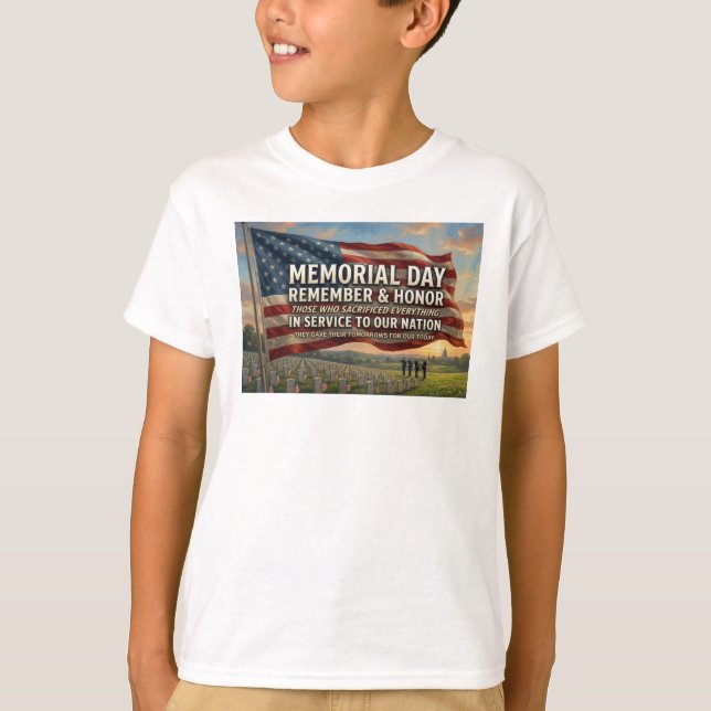 T-shirt Jour du Souvenir   (Devant)