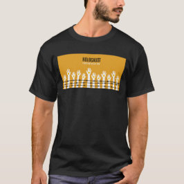 T-shirt Jour du Souvenir de l'Holocauste Mains barbelées