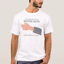 T-shirt Jour du Souvenir de l'Holocauste Numéro du prisonn