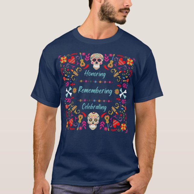 T-shirt Jour du souvenir des morts (Devant)