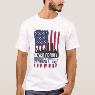 T-shirt Jour du souvenir du 11 septembre 2001 USA