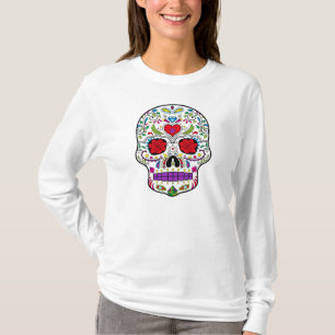 T-shirt Jour du sucre mort Skull Dia de los Muertos