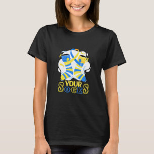 T-shirt Jour Du Syndrome De Down Vos Chaussettes Sensibili