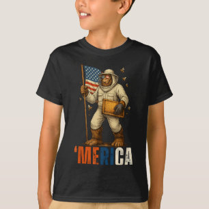 T-shirt Jour du travail apiculteur Bigfoot Honey Travaille