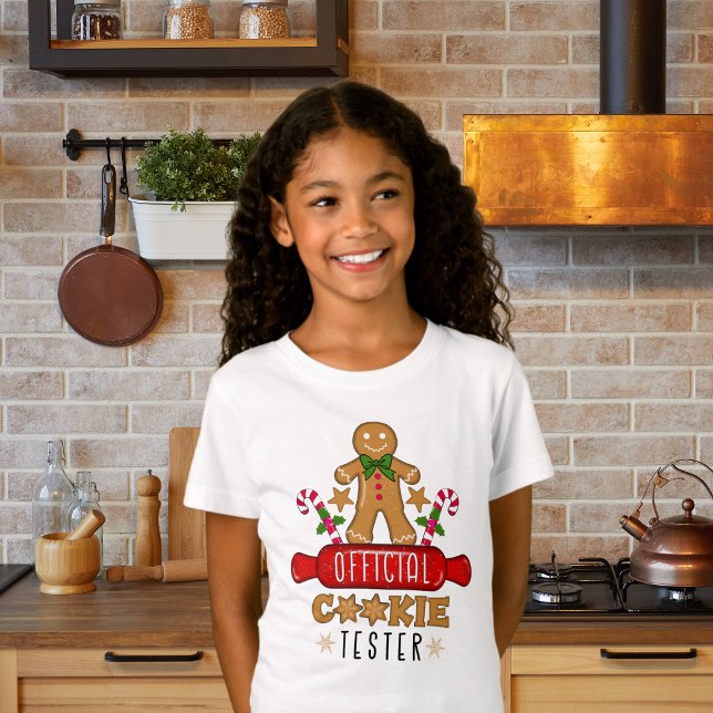 T-Shirt Jour férié de Noël du Cookie Tester officiel (Créateur téléchargé)