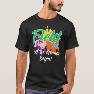 T-shirt Jour Field 2022 Laisser Les Jeux Commencer Garçons