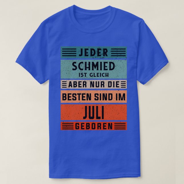 T-shirt Jour forgeron Jour de juillet artisan forgeron T (Design devant)