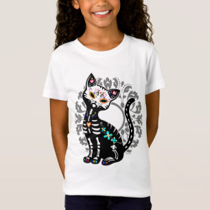 T-Shirt Jour Girly de la coutume mignonne morte de chat