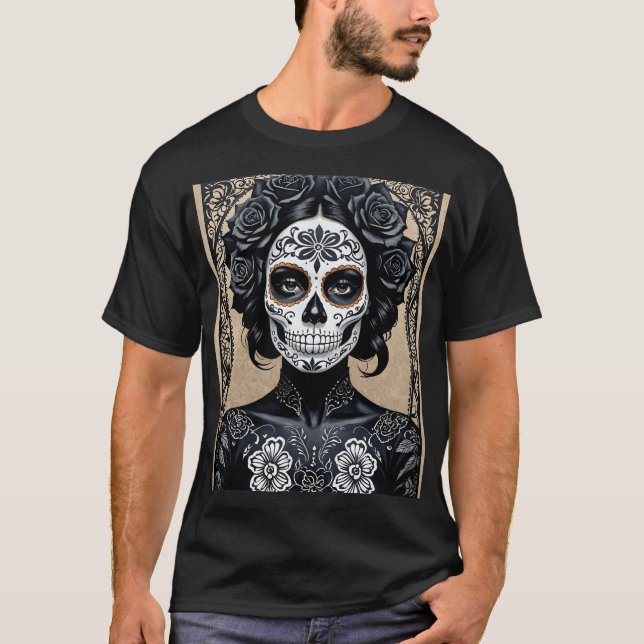 T-shirt Jour gothique de la Catrina du Tee Dead (Devant)