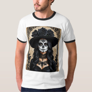 T-shirt Jour gothique de la chemise crâne morte