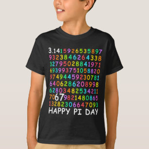 T-shirt Jour heureux 3.14 amateur de maths 67 professeurs 