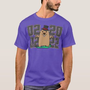 T-shirt Jour heureux de la marmotte de Punxy Phil 2 févrie