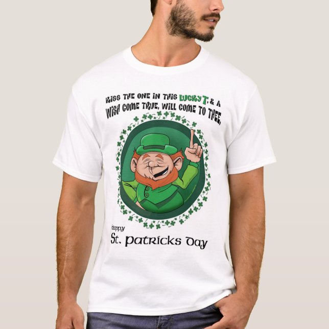 T-shirt Jour heureux de St Patricks (Devant)
