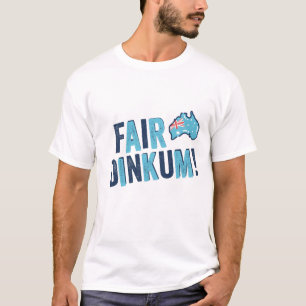 T-shirt Jour juste de l'Australie de nouveauté de Dinkum