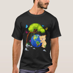 T-shirt Jour Koala Bear Happy Jour des terres 2021