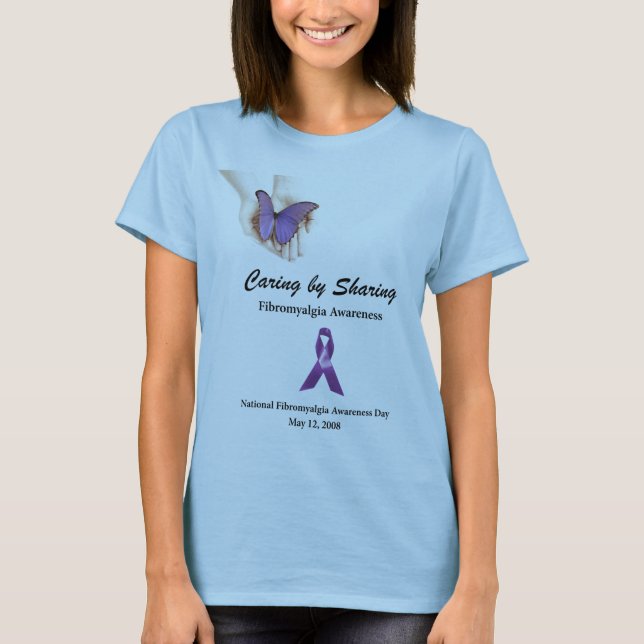 T-shirt Jour national 2008 de conscience de fibromyalgie (Devant)