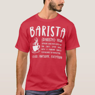 T-shirt Jour National Barista Barista Définition 2
