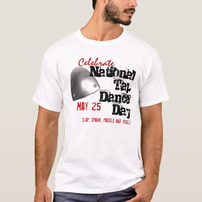 T-shirt Jour national de danse de robinet (Devant)