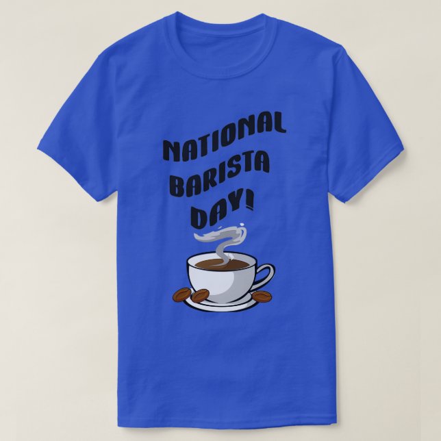 T-shirt Jour national de la Barista 5 (Design devant)