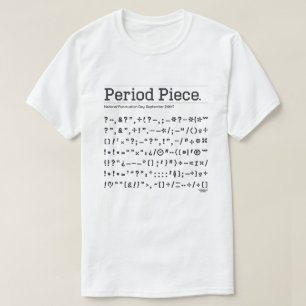 T-shirt Jour national de la Ponctuation