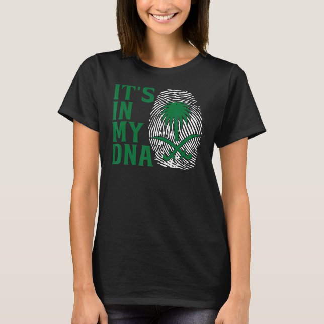 T-shirt Jour national de l'Arabie Saoudite C'est dans notr (Devant)