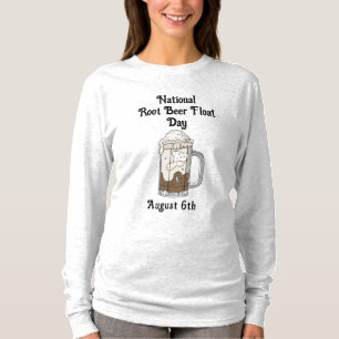 T-shirt Jour national des flotteurs de bière racine   6 ao