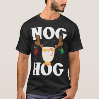 T-shirt Jour national des oeufs Nog Hog Nog Nog Christmas