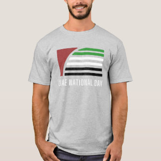 T-shirt Jour national et drapeau des Émirats Arabes Unis 