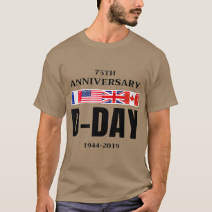 T-shirt Jour Normandie Landing 75e anniversaire Hommes G F