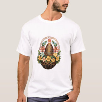 T-shirt Jour Pâques Panier OEuf Mandal