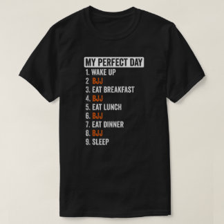 T-shirt Jour Parfait Dons Brésiliens Jiu Jitsu Pour Hommes