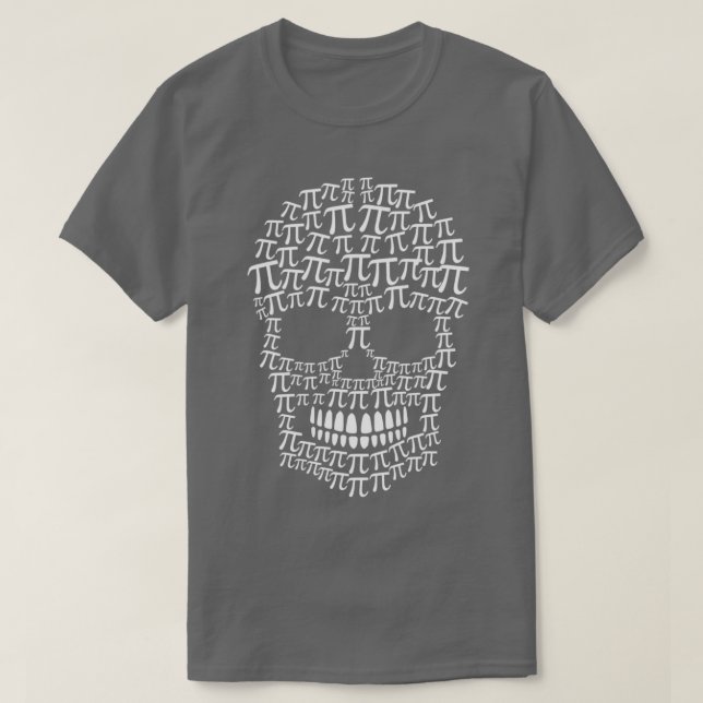 T-shirt Jour Pi 314 Crâne drôle maths Nerd (Design devant)