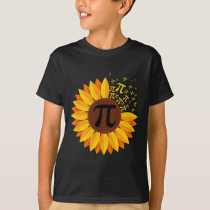 T-shirt Jour Pi Tournesol Pi Numéro Symbole Math Thème Sci