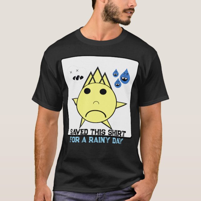 T-shirt Jour Pluvieux : Skullnskin Graphics  (Devant)