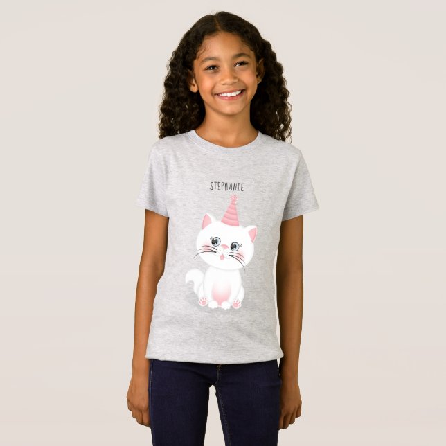 T-Shirt Jour Purr-fect Chat Anniversaire (Devant entier)