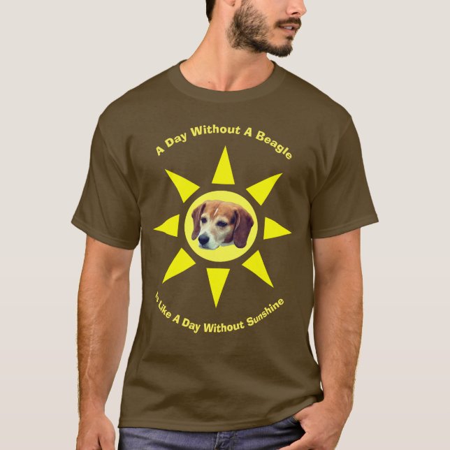 T-shirt Jour sans Amoureux des chiens Beagle (Devant)