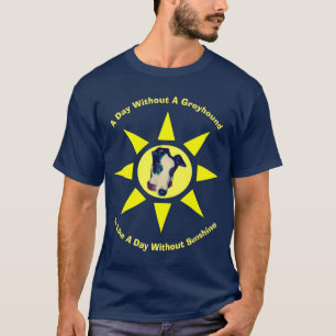 T-shirt Jour sans Greyhound mignon chien