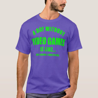 T-SHIRT JOUR SANS JEUX VIDÉO JEU FEMMES MENS ENFANTS BO