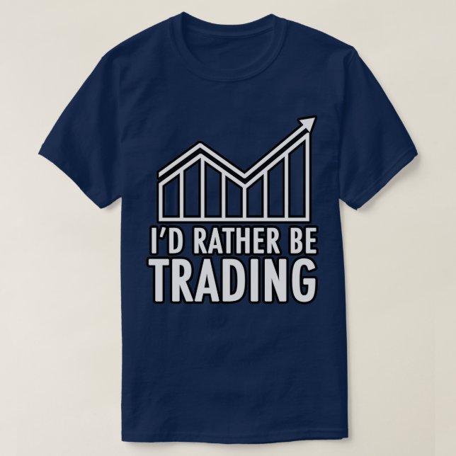 T-shirt Jour Trader Ix27d Plutôt par Trading (Design devant)