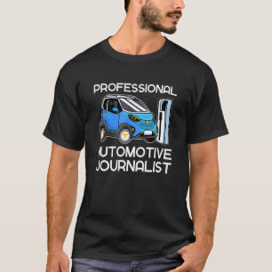 T-shirt Journaliste Automobile Voiture Électrique Zéro E