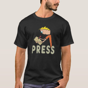 T-shirt Journaliste Reporter De Presse