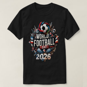 T-shirt Journé du football mondial 2026 t shirt
