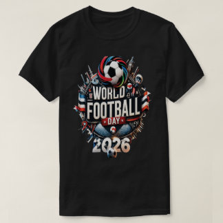 T-shirt Journé du football mondial 2026 t shirt