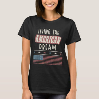 T-shirt Journée Américaine - Vivre le Rêve Américain