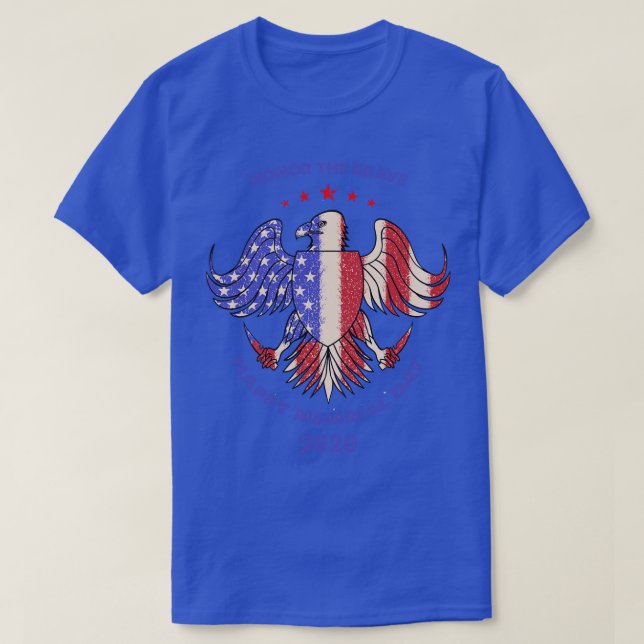 T-shirt journée commémorative aux états-unis (Design devant)