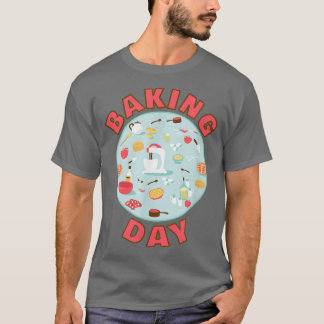 T-shirt Journée de cuisson pour les boulangers et le perso