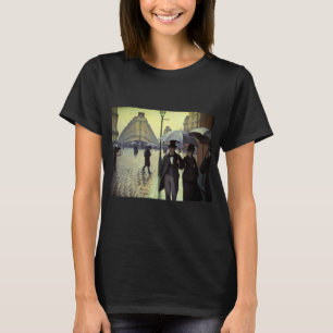 T-shirt Journée de la Pluie de Paris par Gustave Caillebot