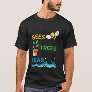 T-shirt Journée de la Terre 2025 Sauver les Abeilles Plant